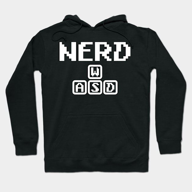 nerd WASD Hoodie by Mamon